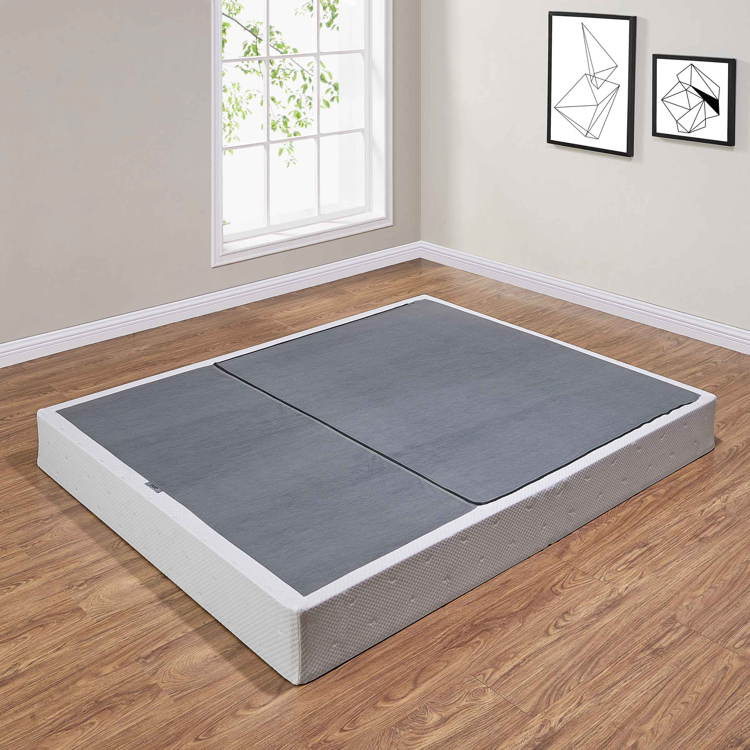 Box Spring 5" in Steel Mattress Bed Foundation Folding Low Profile Queen Size 