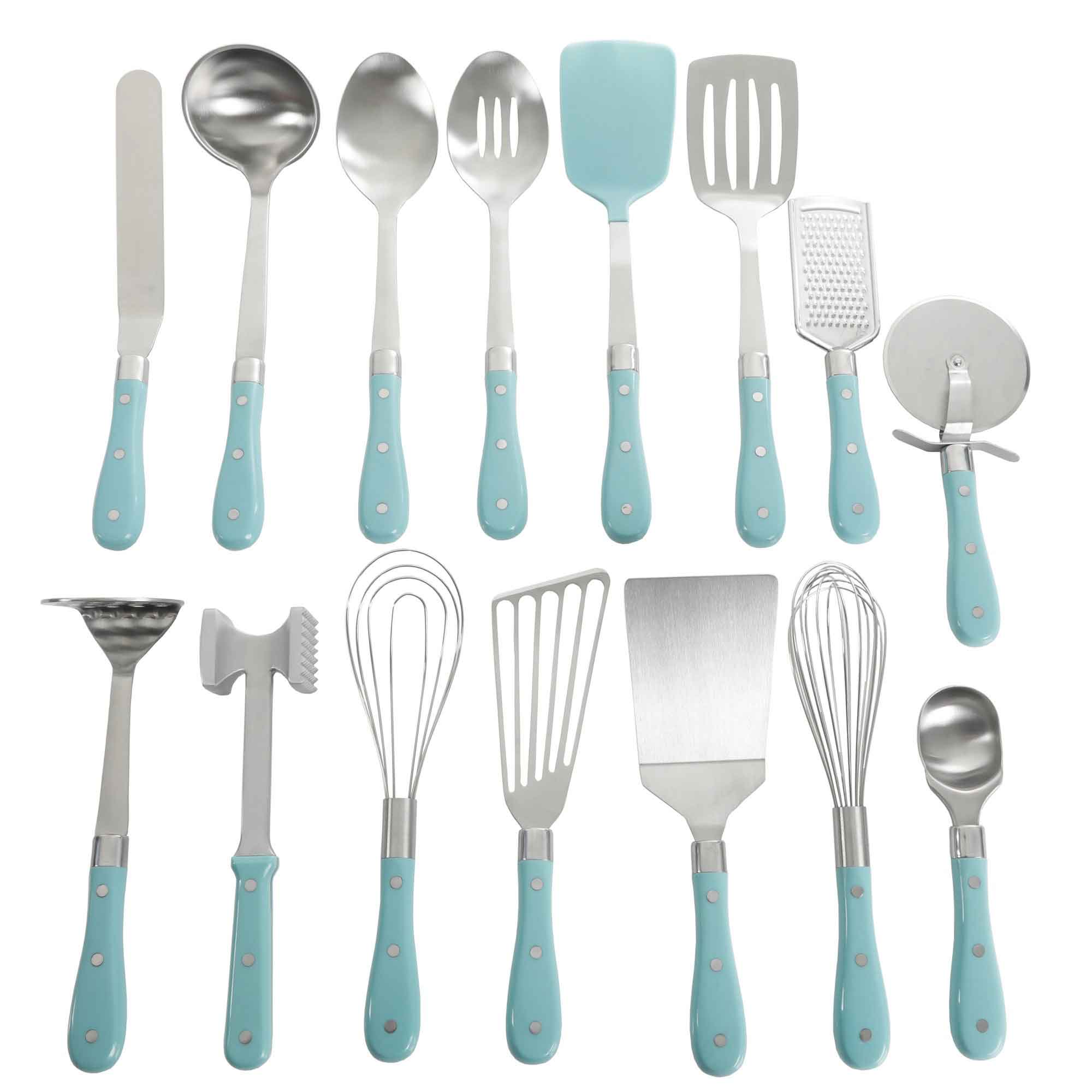 The Pioneer Woman Frontier Collection 15-Piece All in One Tool and Gadget  Set, Turquoise - Zars Buy