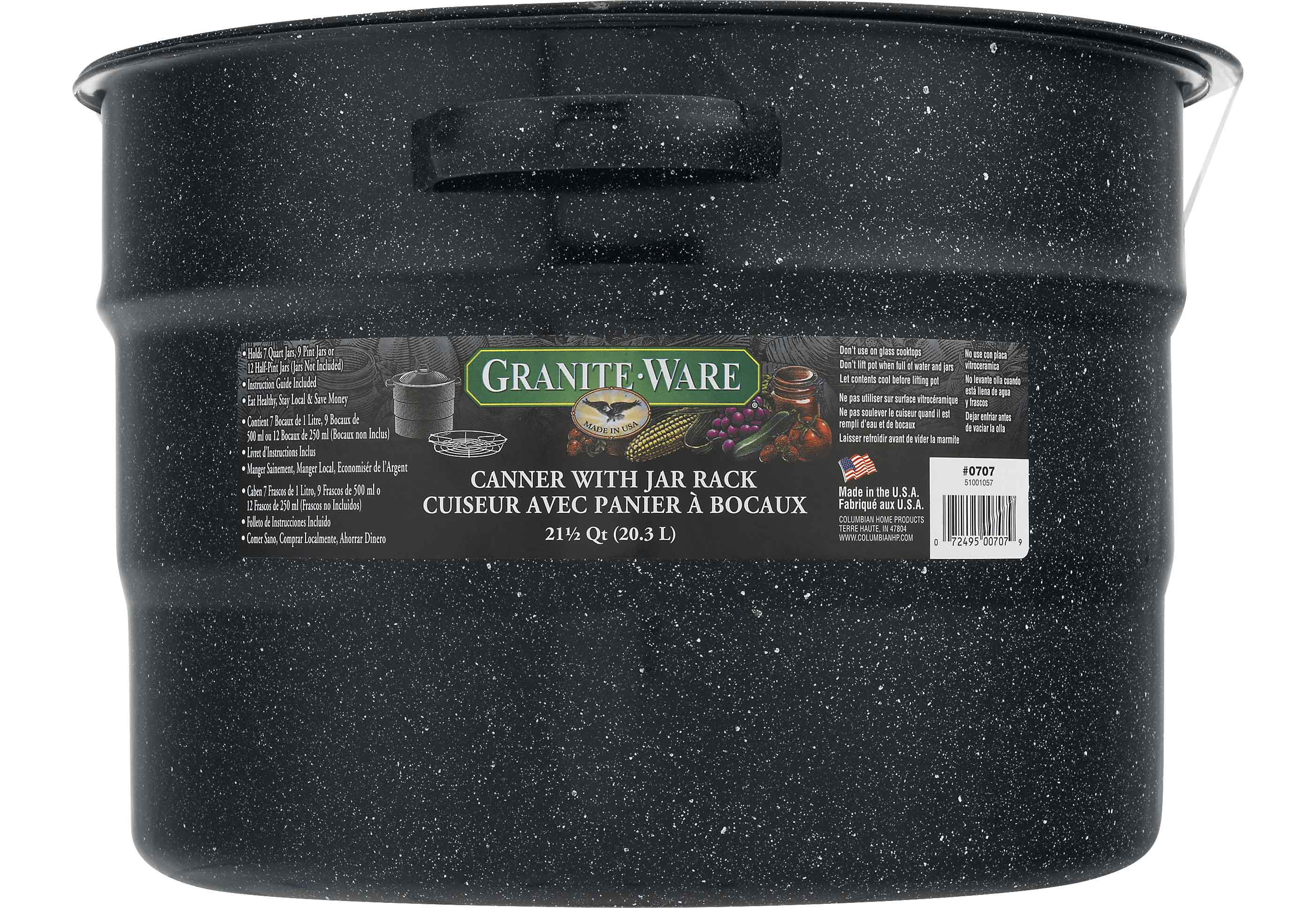 image 2 Granite Ware 21.5-Quart Canner with Jar Rack