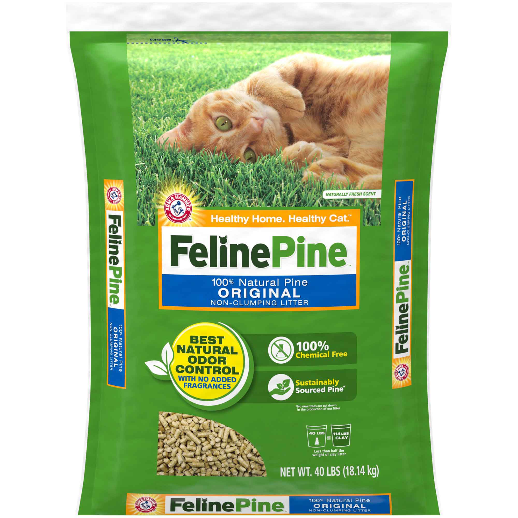 Feline Pine Original Cat Litter 40LB